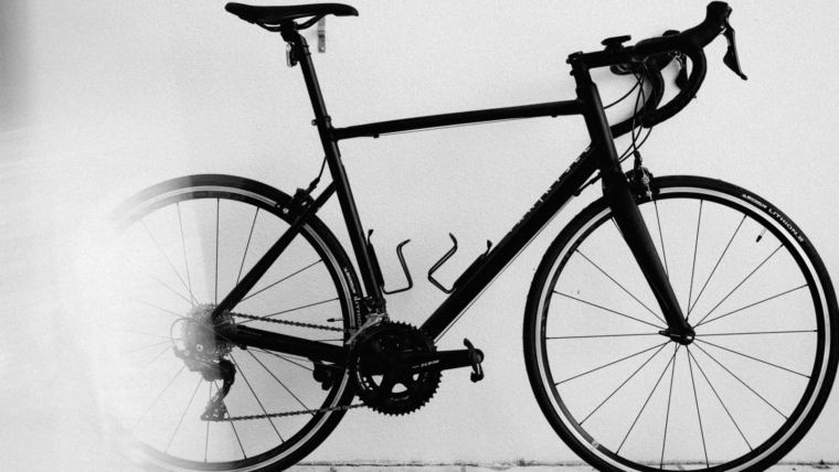 Road bike ready to ride